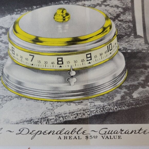 1937 Garden City Novelty The Time Band Rotary Clock 5 colors raffle game 29cents - Picture 7 of 11